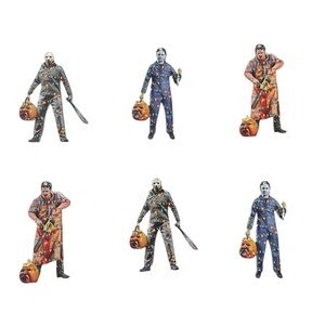 Jason, Michael & Leatherface Ornament Set Version 2